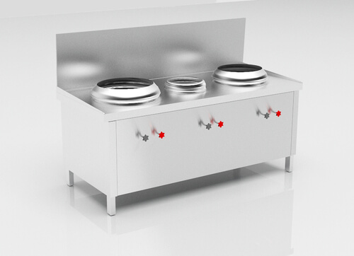 Dome Type Chinese Cooking Range