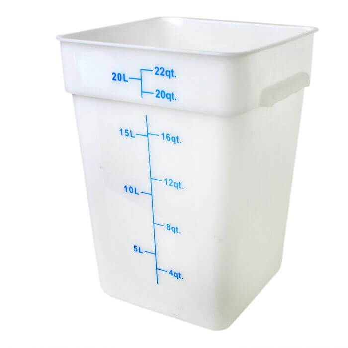 PLASTIC SQUARE FOOD STORAGE CONTAINERS