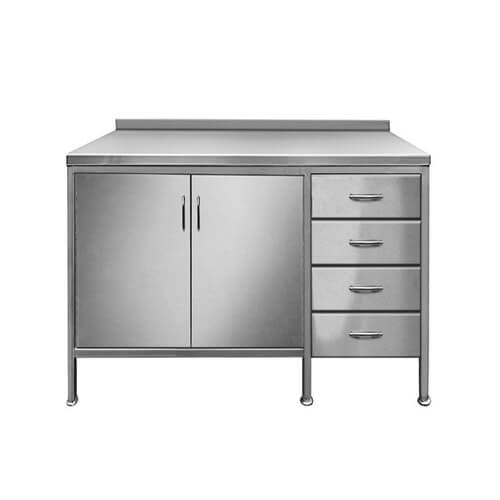 Storage cabinet with drawers