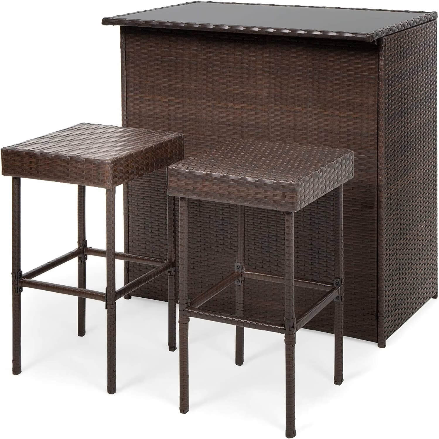Wicker Bar Set