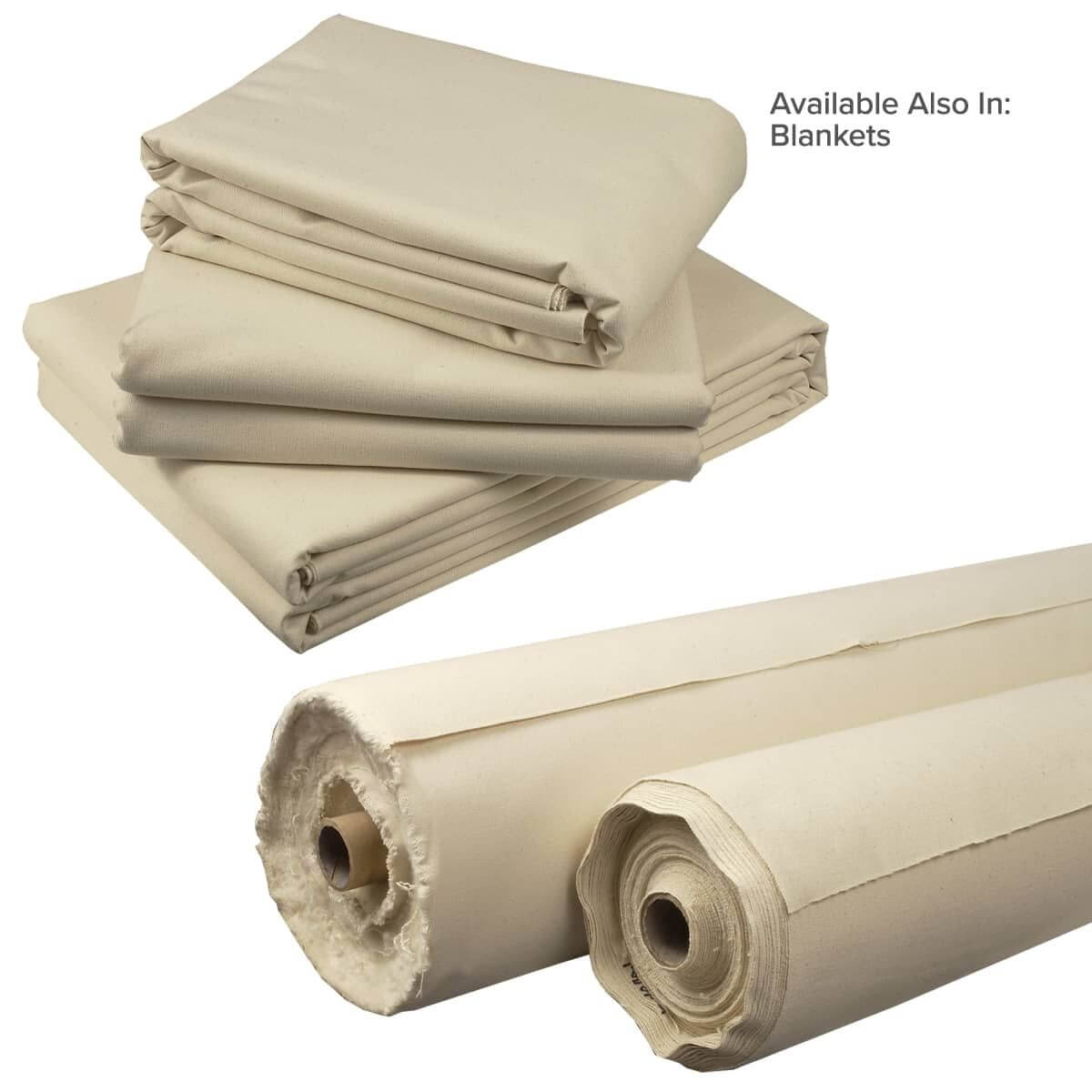 Unprimed Cotton Duck Rolls